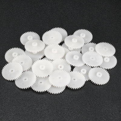 Harfington Uxcell 30Pcs 362A Plastic Gear Accessories with 36 Teeth for DIY Car Robot Motor