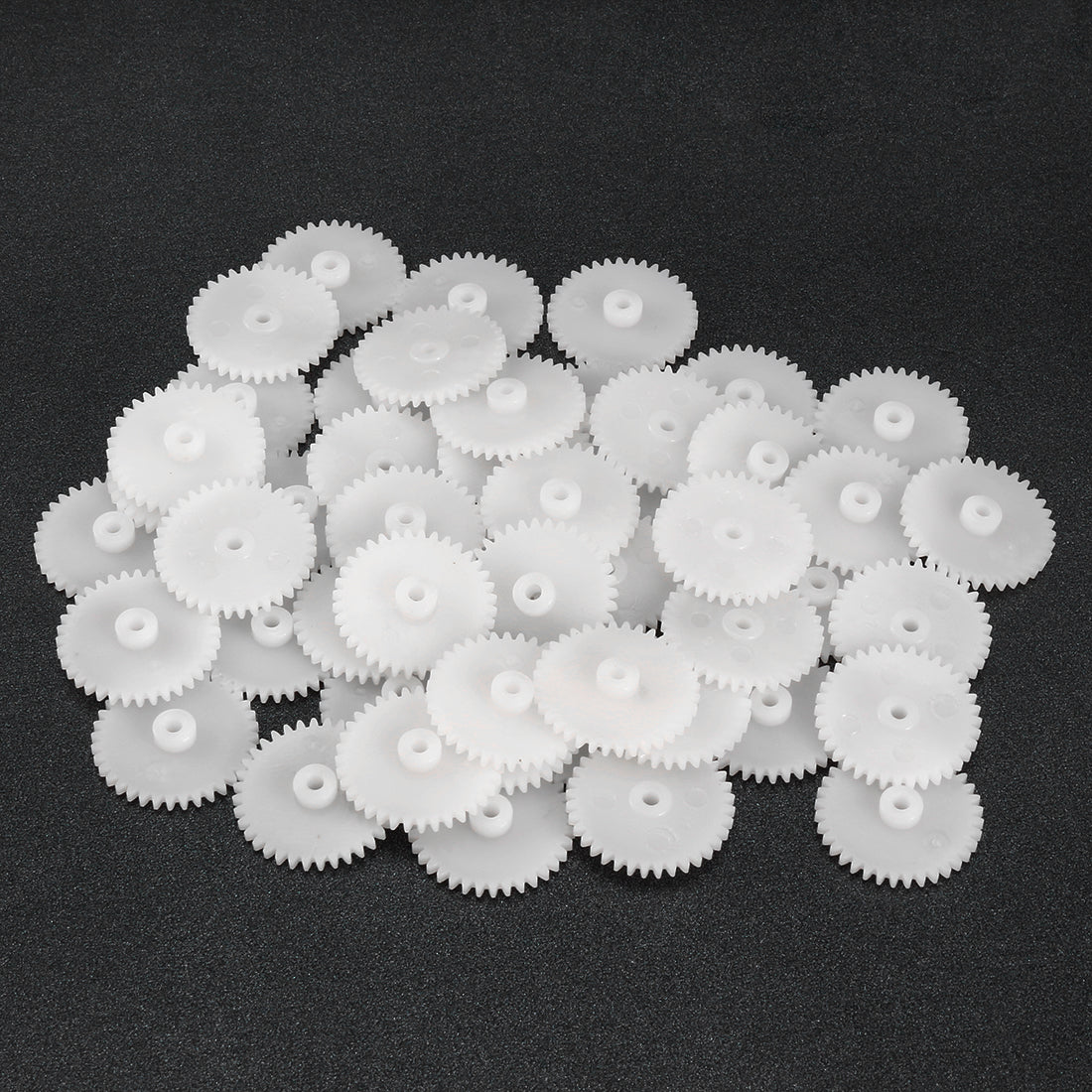 uxcell Uxcell 50Pcs 362A Plastic Gear Accessories with 36 Teeth for DIY Car Robot Motor