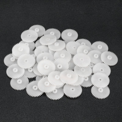 Harfington Uxcell 50Pcs 362A Plastic Gear Accessories with 36 Teeth for DIY Car Robot Motor