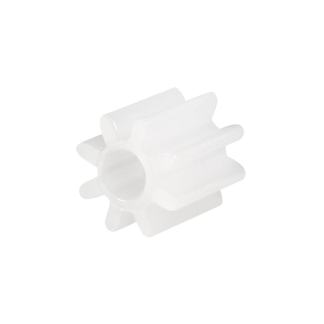 uxcell Uxcell 30Pcs 082A Plastic Gear Accessories 8 Teeth White for DIY Car Robot Motor