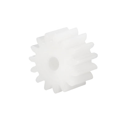 Harfington Uxcell 20Pcs 152A Plastic Gear Accessories with 15 Teeth for DIY Car Robot Motor
