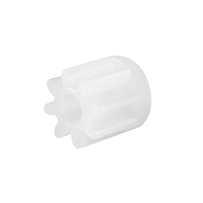 Harfington Uxcell 20Pcs 082A Plastic Gear Accessories with 8 Tooth for DIY Car Robot