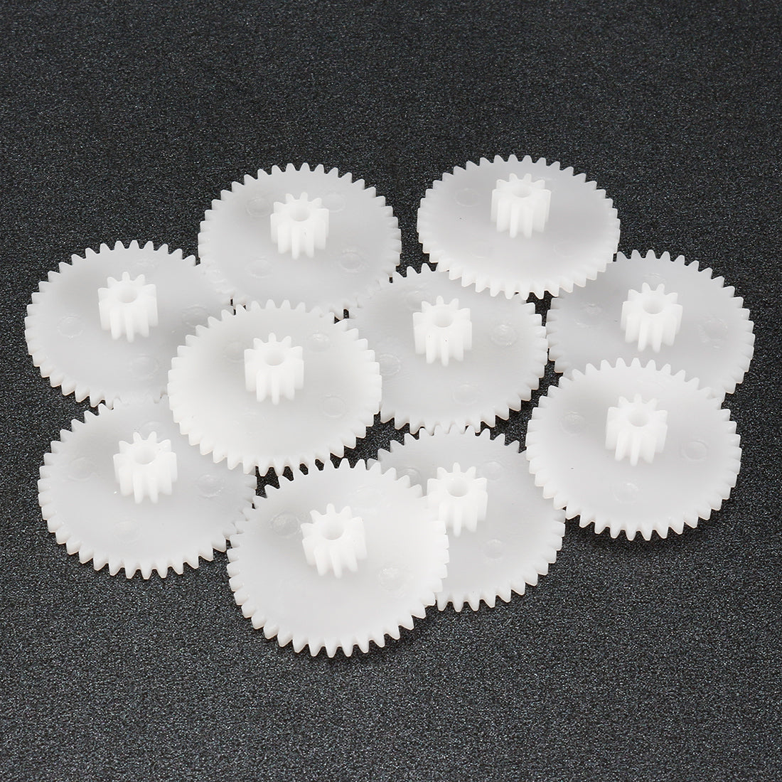 uxcell Uxcell 10Pcs 40102B Plastic Gear Accessories with 40 Teeth for DIY Car Robot Motor