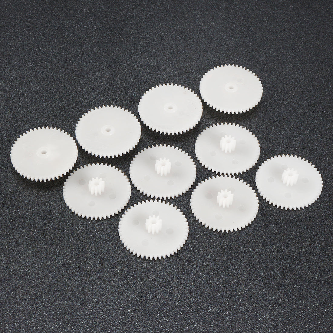uxcell Uxcell 10Pcs 48102B Plastic Gear Accessories with 48 Teeth for DIY Car Robot Motor