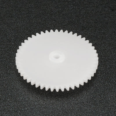 Harfington Uxcell 10Pcs 502A Plastic Gear Accessories with 50 Teeth for DIY Car Robot Motor