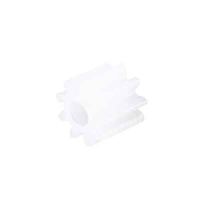 Harfington Uxcell 20Pcs 092A Plastic Gear Accessories with 9 Teeth for DIY Car Robot Motor