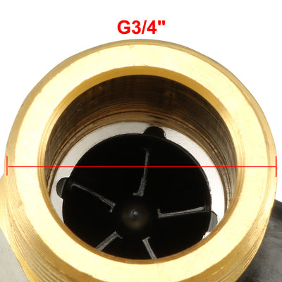 Harfington Uxcell G3/4" Hall Effect Liquid Water Flow Sensor Switch Flowmeter Meter DC 5V 2-45L/min SEN-HZ43WB