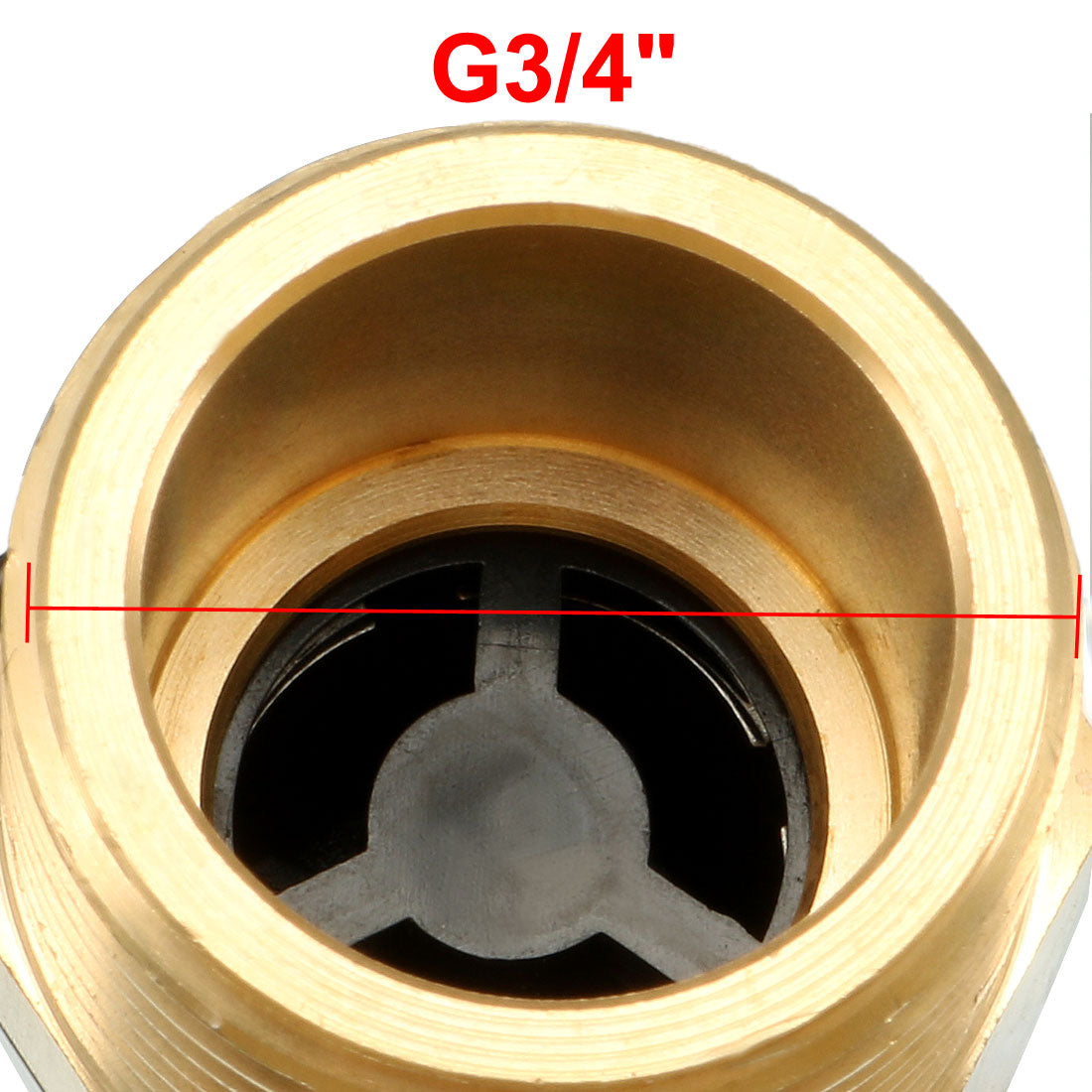 uxcell Uxcell G3/4 Hall Effect Liquid Water Flow Sensor Switch Flow Meter 2.5-30L/min SEN-CL43W6
