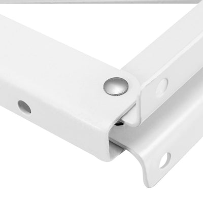 Harfington Uxcell 16-inch Shelf Bracket, 90 Degree, Folding Angle Supports, 220lbs Capacity, 2pcs