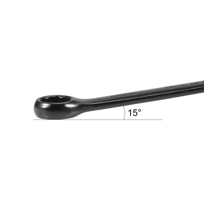 Harfington Uxcell Metric 13mm 12-Point Box Open End Combination Wrench 	Black Electrophoresis Coating, Cr-V