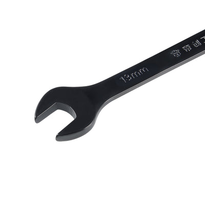 Harfington Uxcell Metric 13mm 12-Point Box Open End Combination Wrench 	Black Electrophoresis Coating, Cr-V