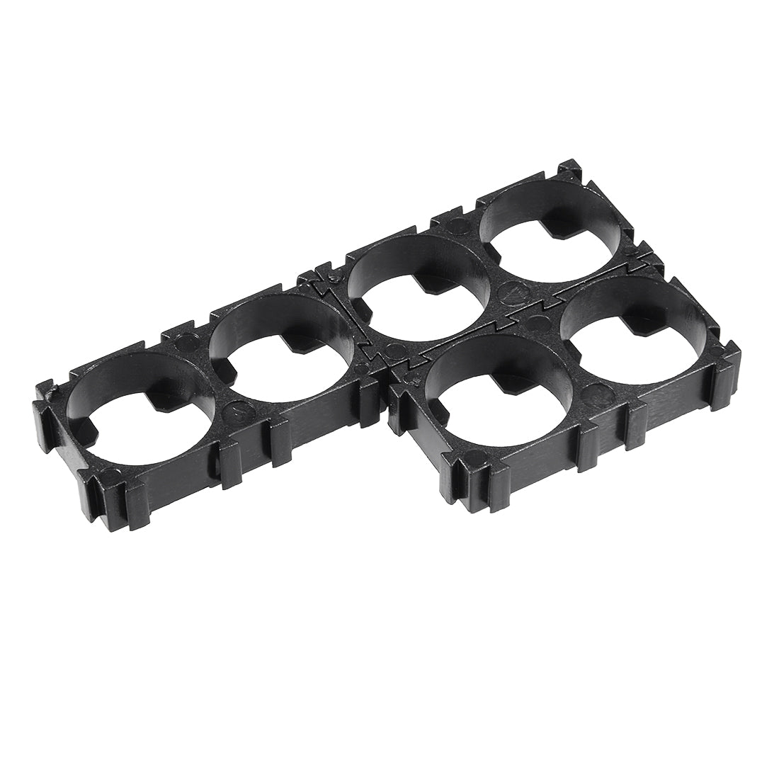uxcell Uxcell 20 Pcs Lithium Ion Cell Double Battery Holder Bracket for DIY Battery Pack