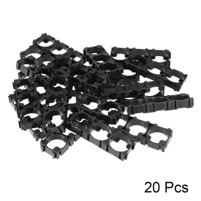 Harfington Uxcell 20 Pcs Lithium Ion Cell Triple Battery Holder Bracket for DIY Battery Pack