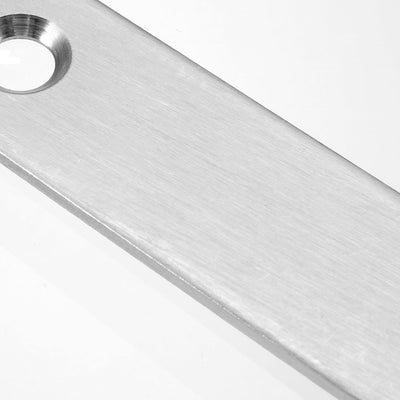 Harfington Uxcell Flat Plate T Shape,120mmx120mm,304 Stainless Steel Angle Corner Brace Repair Brackets 2pcs