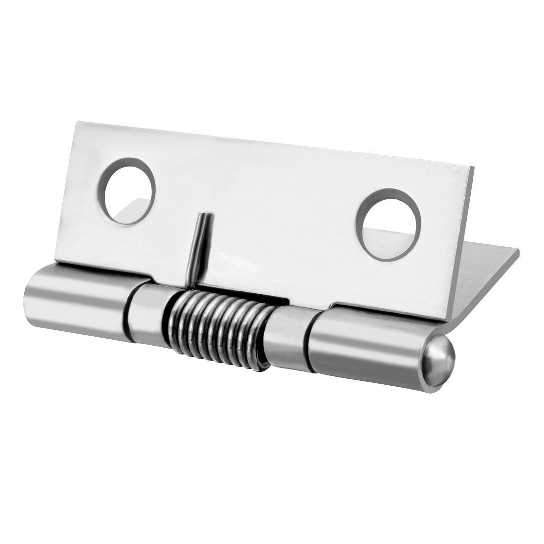 uxcell Uxcell Self Closing Spring Hinge 1.5" Stainless Steel Brushed DIY Hardware for Door Cabinet Small Box 5pcs per Pack