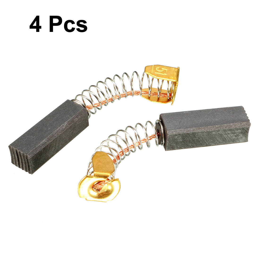uxcell Uxcell Carbon Brushes for Electric Motors 20mm x 7mm x 6mm Replacement Repair Part 4pcs