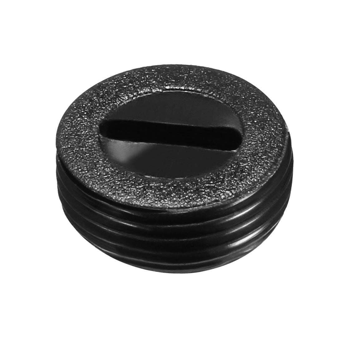 uxcell Uxcell Carbon Brush Holder Caps 13mm O.D. 7mm I.D. 5mm Thickness Motor Brush Cover Plastic Fitting Thread Black 20pcs