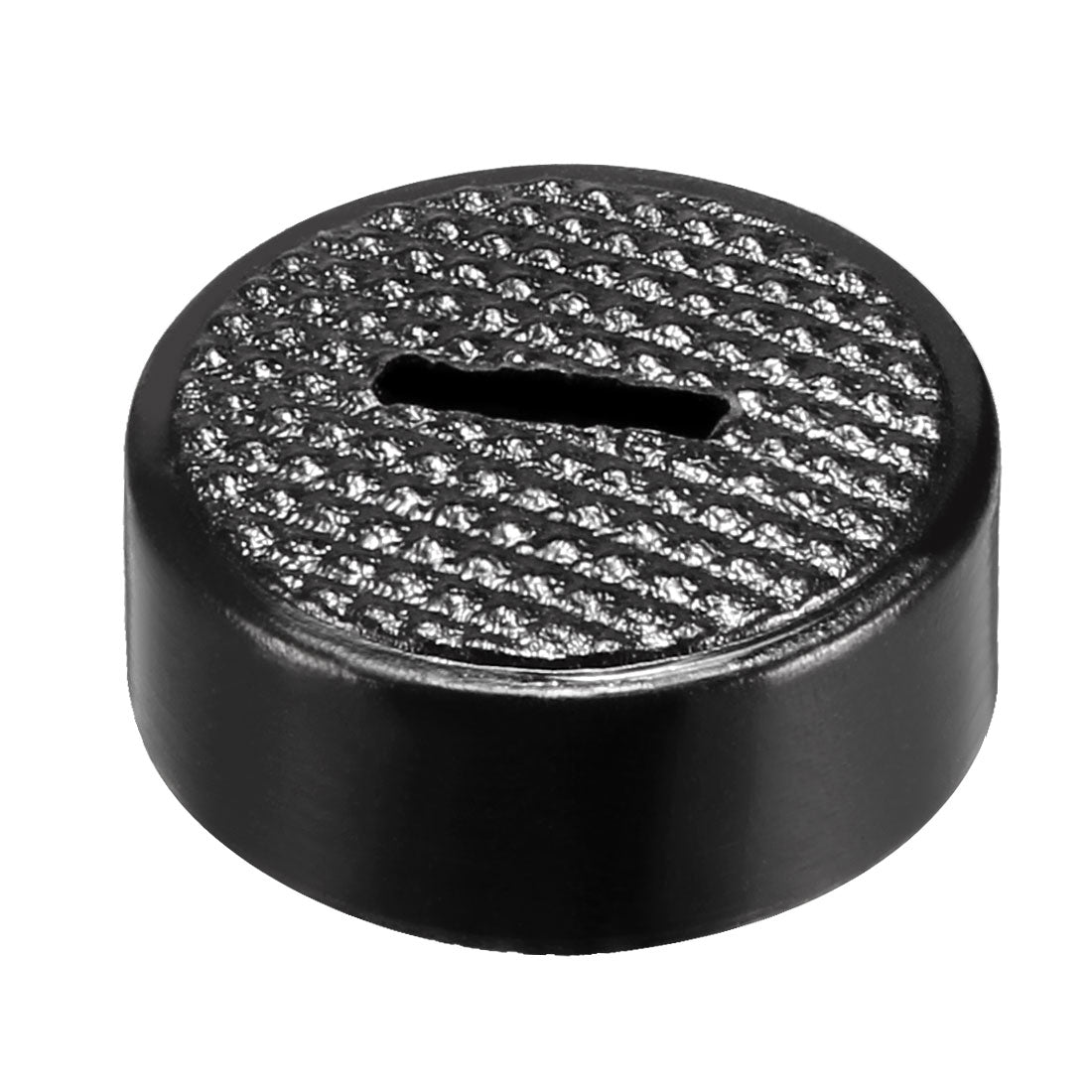 uxcell Uxcell Carbon Brush Holder Caps 19mm O.D. 15mm I.D. 7.5mm Thickness Motor Brush Cover Plastic Fitting Thread Black 2pcs