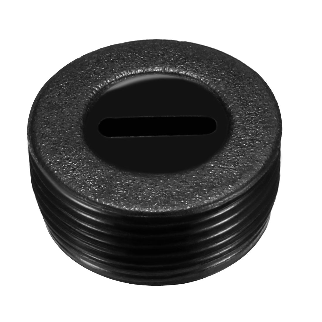 uxcell Uxcell Carbon Brush Holder Caps 17mm O.D. 9mm I.D. 7.7mm Thickness Motor Brush Cover Plastic Fitting Thread Black 10pcs