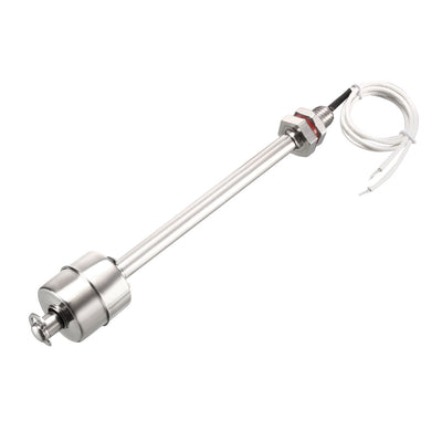 Harfington Uxcell Stainless Steel Float Switch M10 195mm Fish Tank Vertical Liquid Water Level Sensor
