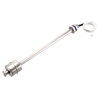 Harfington Uxcell Stainless Steel Float Switch M10 215mm Fish Tank Vertical Liquid Water Level Sensor