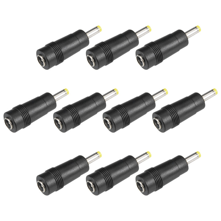 10-Pack 90 Degree DC Power Adapters - 4.0x1.7mm Male To 5.5x2.1mm Female Converters