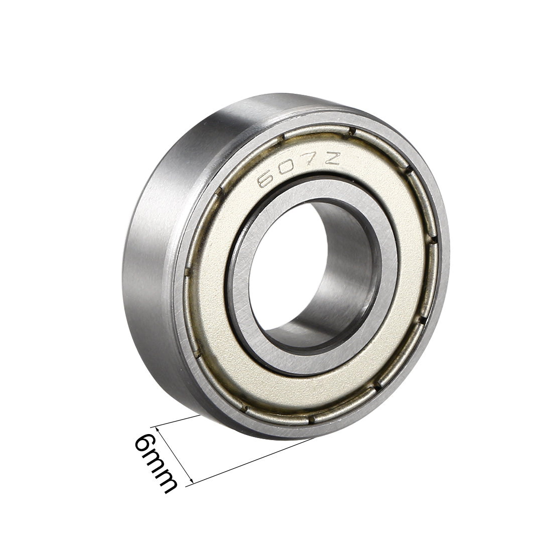 uxcell Uxcell Deep Groove Ball Bearings Inch Double Shielded Chrome Steel ABEC1 Z2 Level