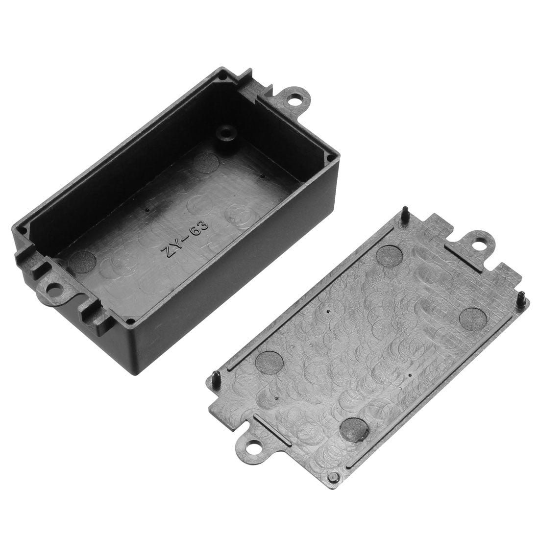 uxcell Uxcell 5pcs 80 x 38 x 22mm Electronic Plastic DIY Junction Box Enclosure Case Black