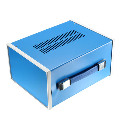 Harfington Uxcell 272 x 138 x 213mm Electronic Iron DIY Junction Box Enclosure Case Blue