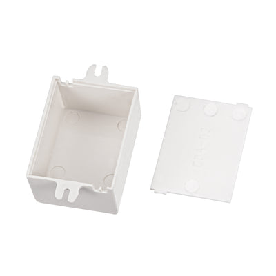 Harfington Uxcell 7Pcs 46 x 35 x 24mm Electronic Plastic DIY Junction Box Enclosure Case White