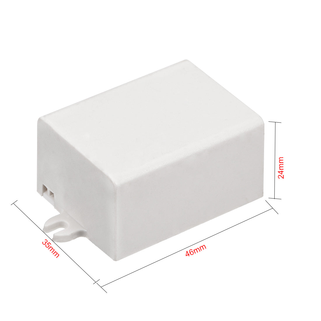 uxcell Uxcell 7Pcs 46 x 35 x 24mm Electronic Plastic DIY Junction Box Enclosure Case White