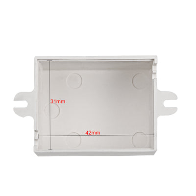 Harfington Uxcell 7Pcs 46 x 35 x 24mm Electronic Plastic DIY Junction Box Enclosure Case White