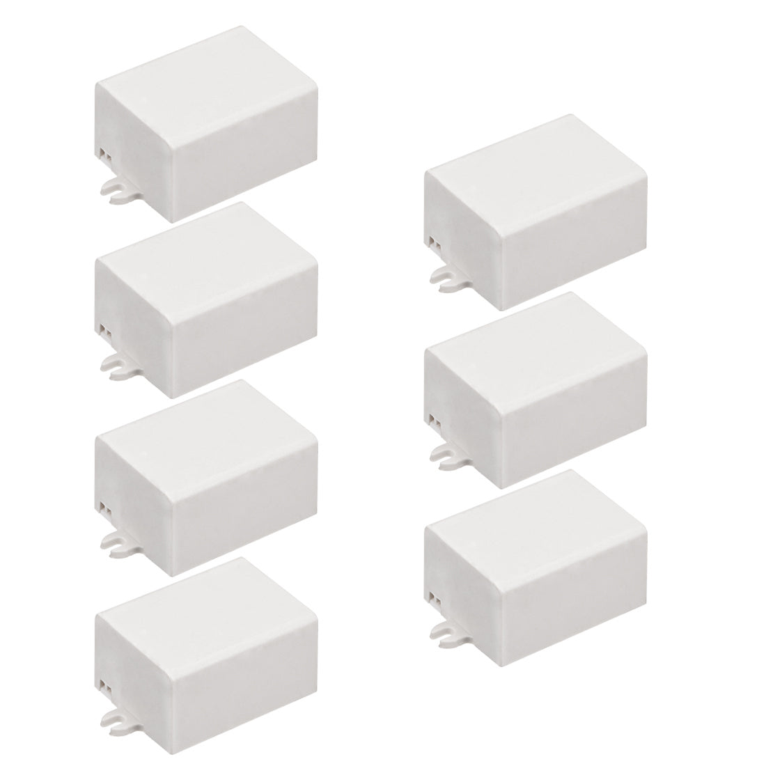 uxcell Uxcell 7Pcs 46 x 35 x 24mm Electronic Plastic DIY Junction Box Enclosure Case White
