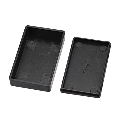 Harfington Uxcell 3Pcs 58 x 35 x 15mm Electronic Plastic DIY Junction Box Enclosure Case Black