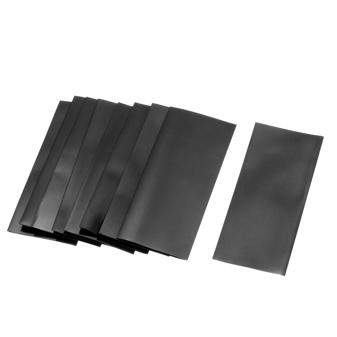 Uxcell PVC Heat Shrink Tubing 23mm Flat Width 50pcs for AA Shrink Film ...