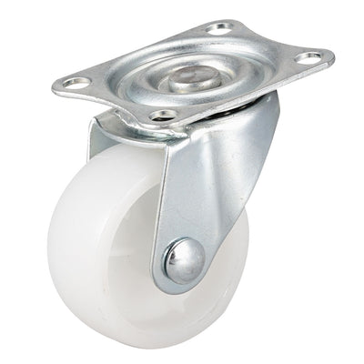 Harfington Uxcell 2 Inch Swivel Caster Wheels PP 360 Degree Top Plate Mounted Caster Wheel 66lb Capacity 4 Pcs