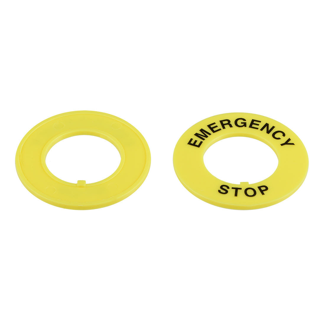 uxcell Uxcell 10 Pcs 22mm Inner Diameter Emergency Stop Sign For Push Button Switch Replacement