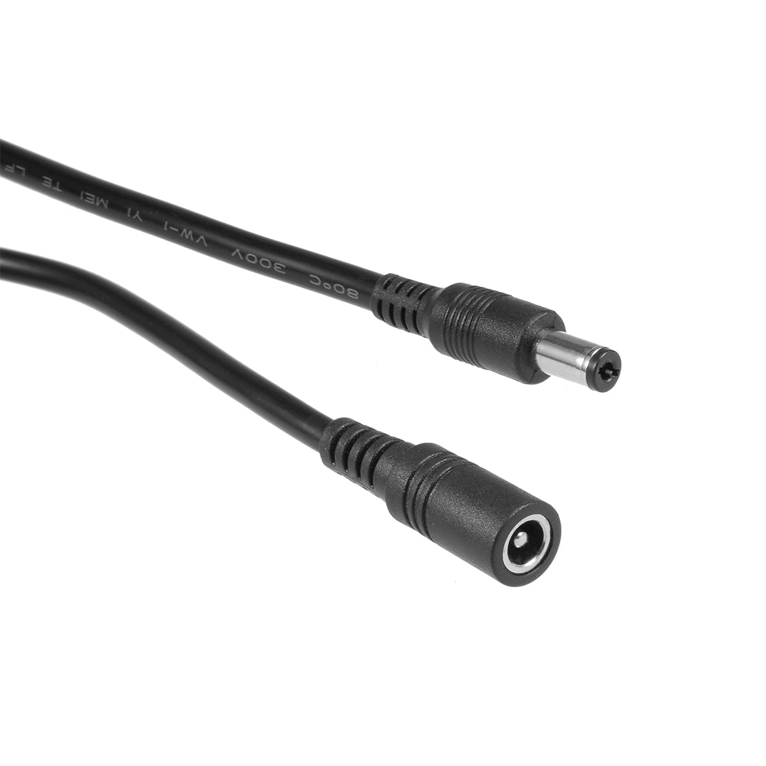 uxcell Uxcell 12V DC Power Cable Female to Male Connectors 1M for CCTV Security Camera 2.1mmx5.5mm Ultra Thick