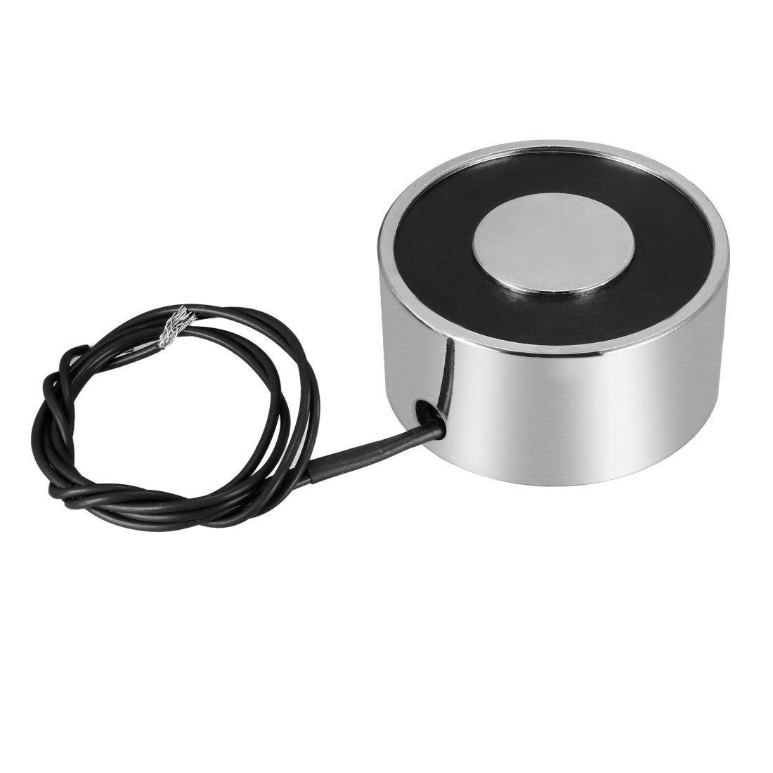 uxcell Uxcell 40mm x 20mm DC 24V 25KG Sucked Disc Solenoid Electric Lift Holding Electromagnet