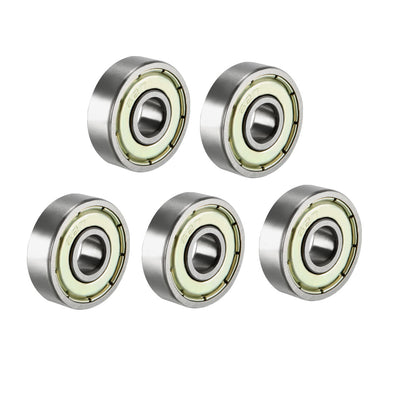 Harfington Uxcell Deep Groove Ball Bearings Inch Double Shielded Chrome Steel ABEC1 Z2 Level