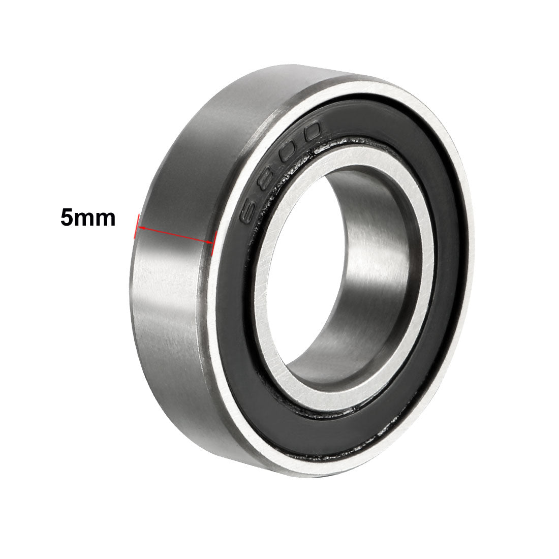 uxcell Uxcell Deep Groove Ball Bearings Metric Double Sealed Carbon Steel