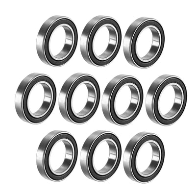 Harfington Uxcell Deep Groove Ball Bearings Metric Double Sealed Carbon Steel