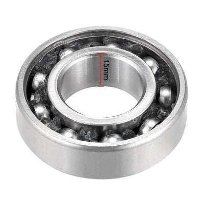 Harfington Uxcell Deep Groove Ball Bearings Metric Single Sealed Chrome Steel P0 Z2