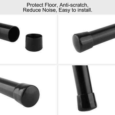 Harfington Uxcell PVC Leg Cap Tips Cup Feet Covers 16pcs Anti-moisture for Furniture Chair Benches