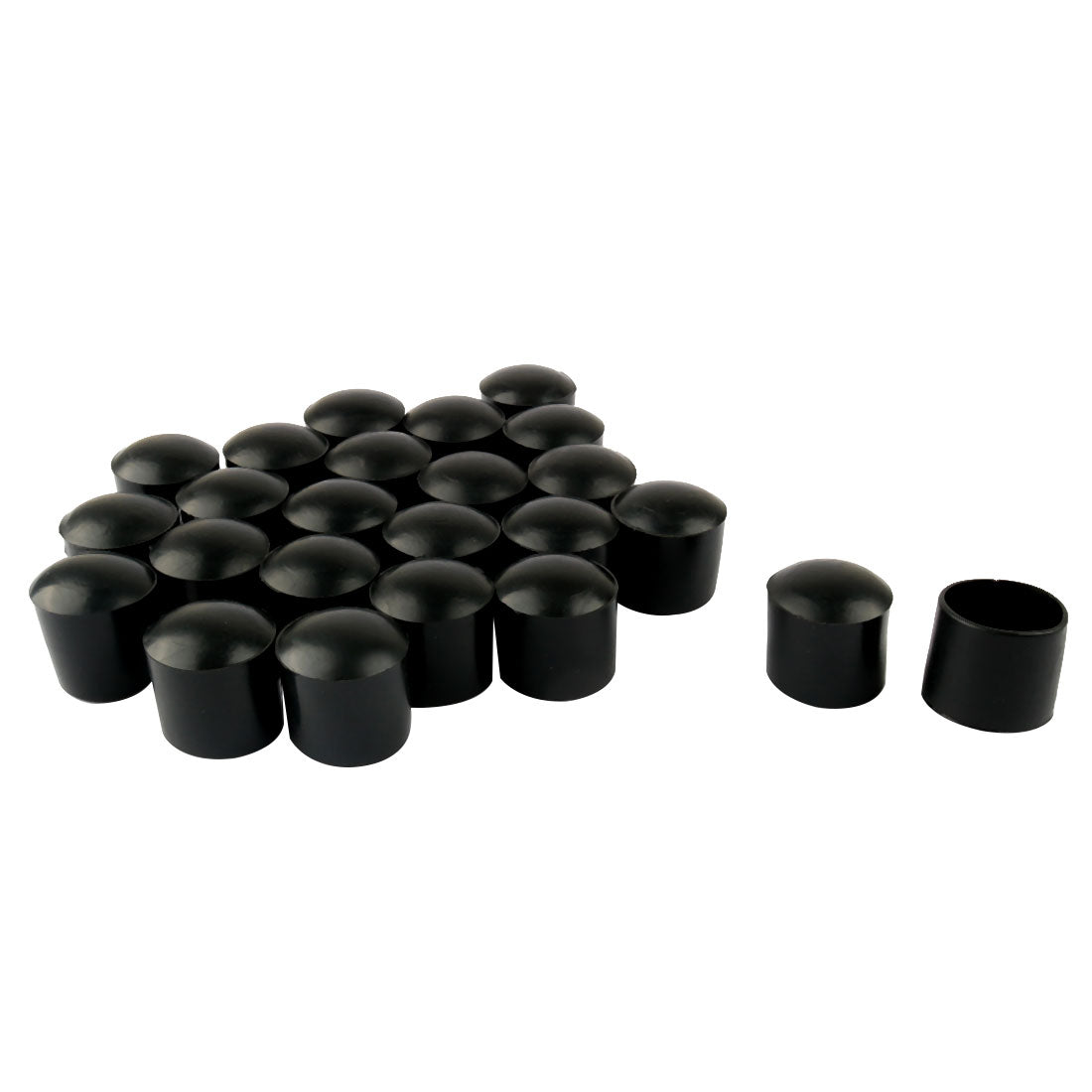 uxcell Uxcell PVC Leg Caps Tips Cup Feet Covers 24pcs Protector for Furniture Chair Cabinets