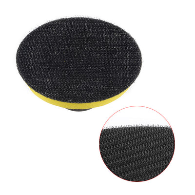 Harfington Uxcell 3 Inch Hook and Loop Backing Backer Pads with M10 Female Thread for Diamond Polishing Pads