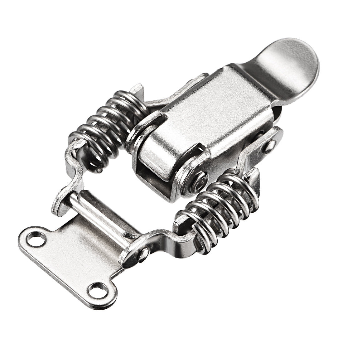 Uxcell HS-022 Nickel Plated Iron Compression Spring Draw Toggle Latch ...