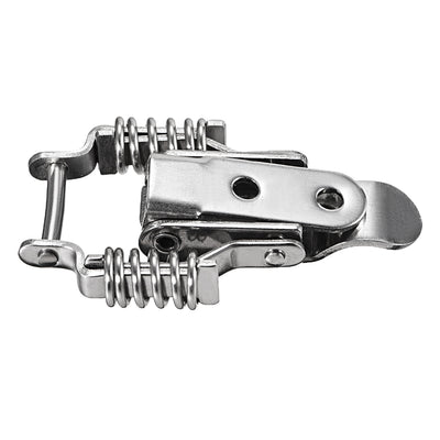 Harfington Uxcell 8pcs 304 Stainless Steel Spring Loaded Toggle Latch Catch Clamp 68mm