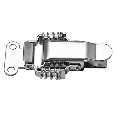 Harfington Uxcell 2pcs 304 Stainless Steel Spring Loaded Toggle Latch Catch Clamp 95mm