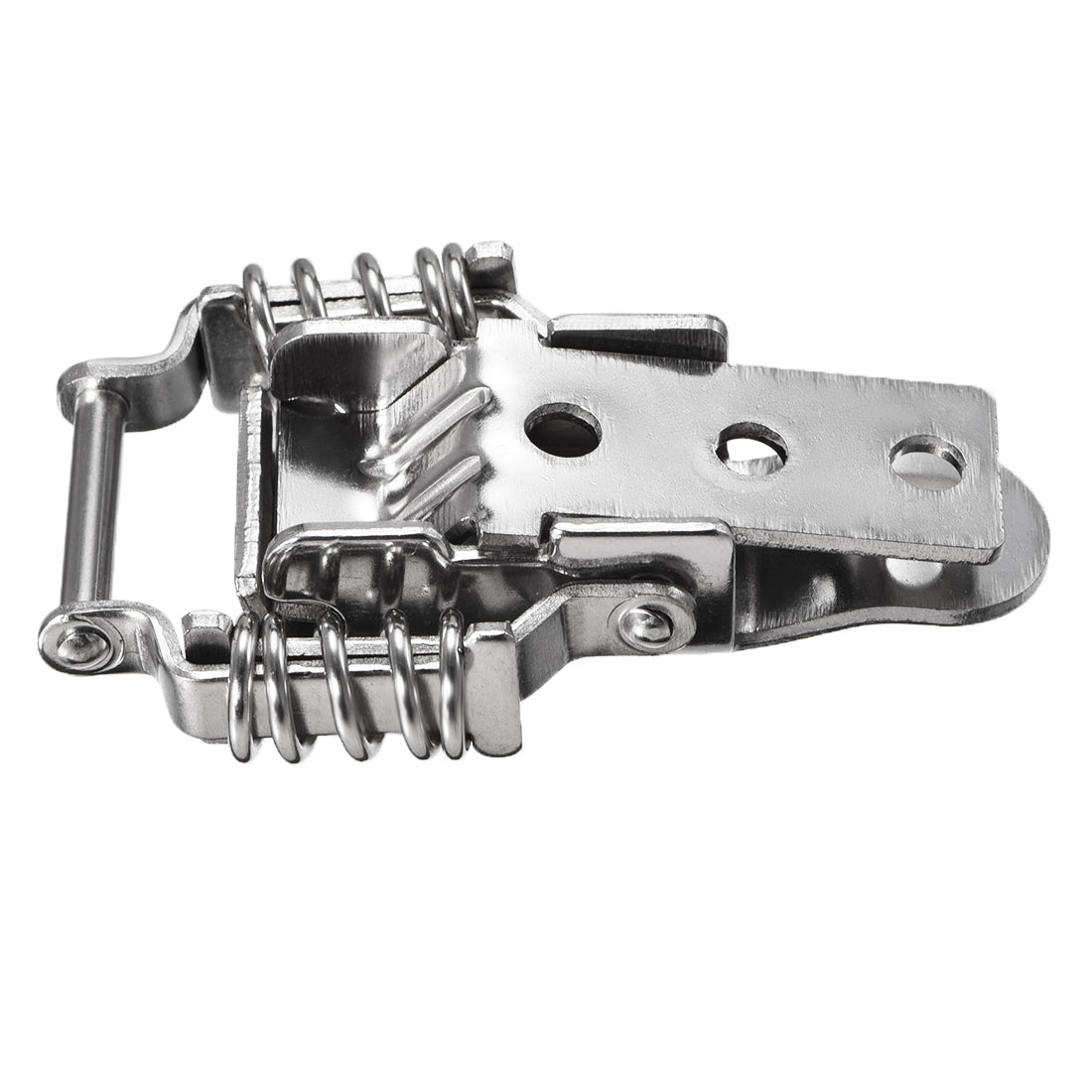 uxcell Uxcell 2pcs 304 Stainless Steel Spring Loaded Toggle Latch Catch Clamp 95mm
